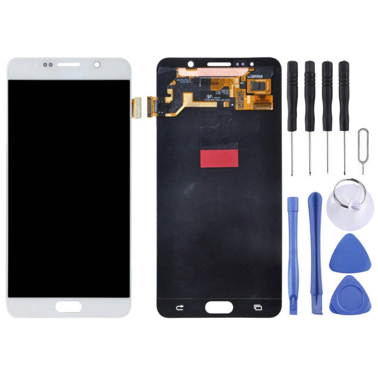 5.7 inch Original LCD Screen and Digitizer Full Assembly for Galaxy Note 5 / N9200, N920I, N920G,...