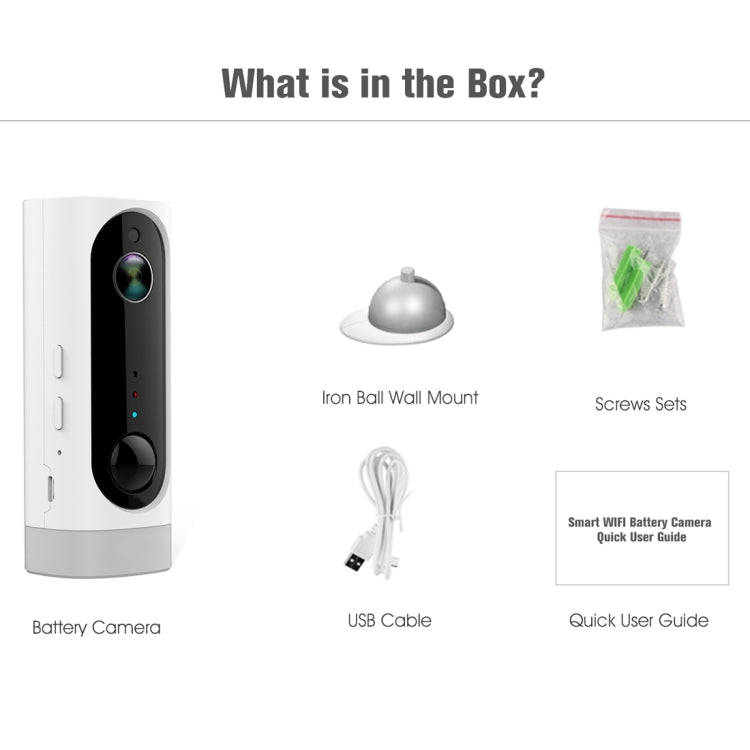A1 WiFi Wireless 720P IP Camera, Support Night Vision / Motion Detection / PIR Motion Sensor, Two...