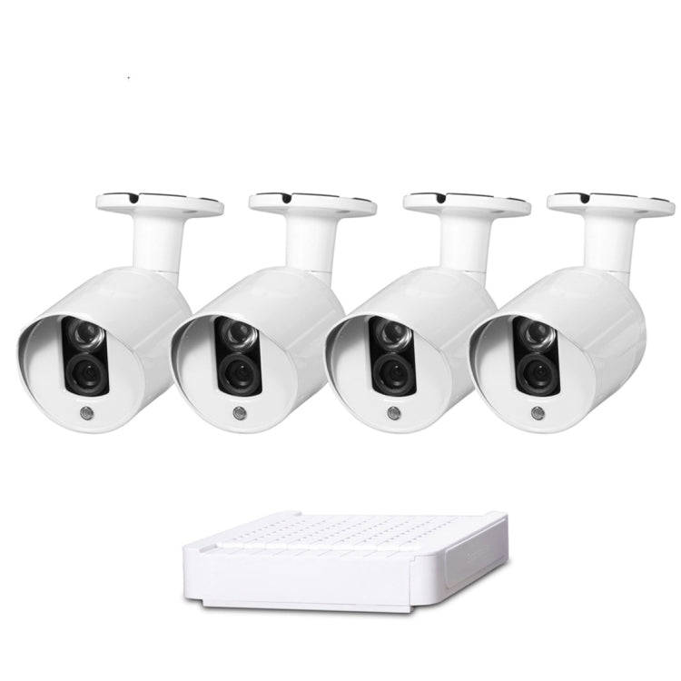 N4B3-Mini/L 4Ch 720P P2P ONVIF 1.0 Mega Pixel IP Camera NVR Kit, Support Night Vision / Motion De...
