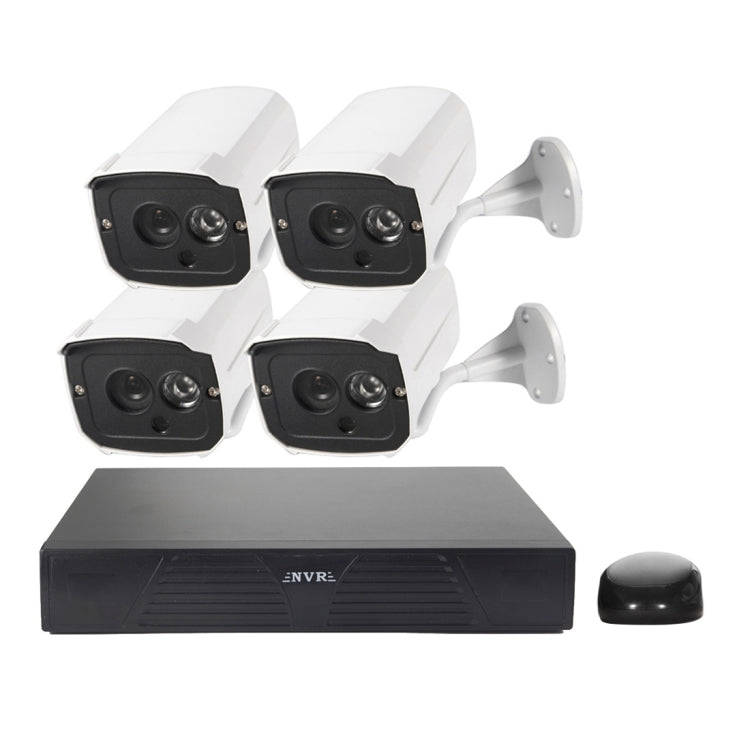 N4B7M 4Ch 960P P2P ONVIF 1.3 Mega Pixel IP Camera NVR Kit, Support Night Vision / Motion Detectio...