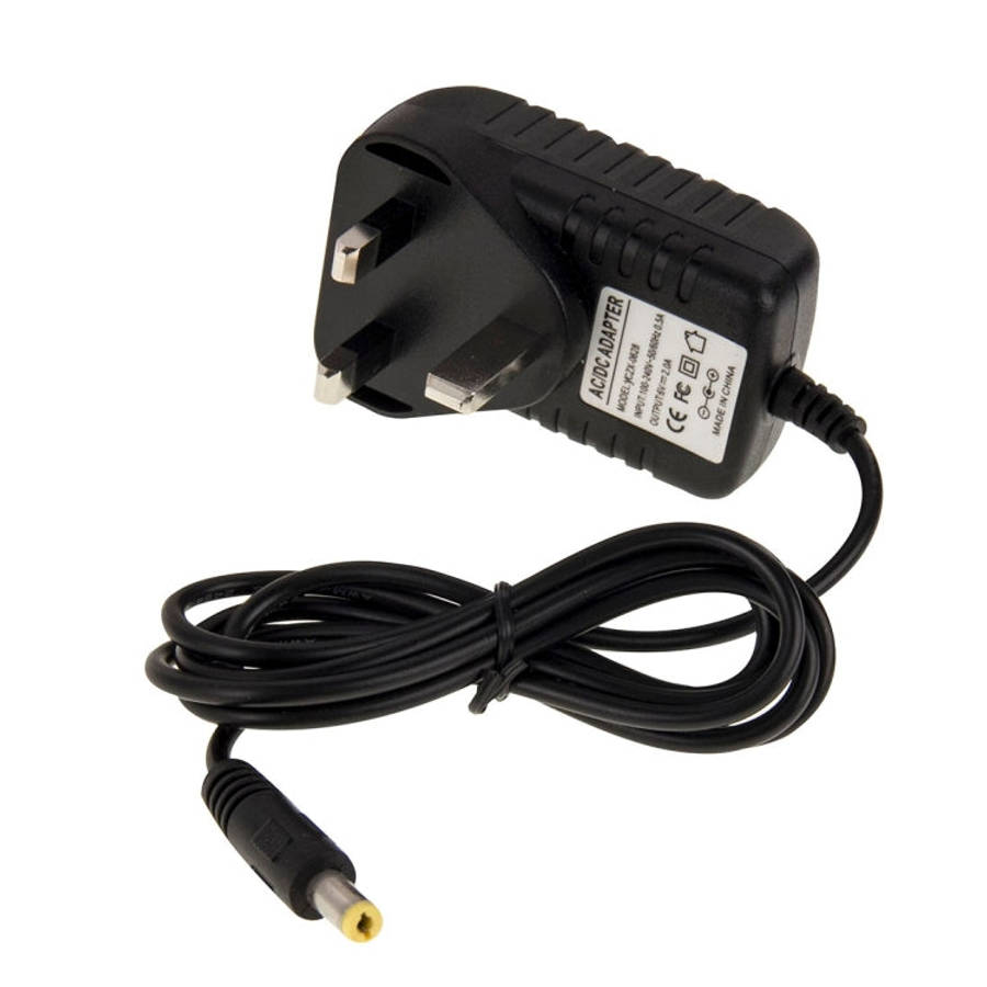 UK Plug AC 100-240V to DC 6V 2A Power Adapter, Tips: 5.5 x 2.1mm, Cable Length: about 1.2m(Black)