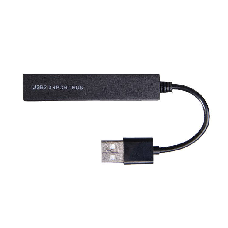 High Speed 480Mbps 4 Ports USB 2.0 HUB Portable USB Splitter(Black)