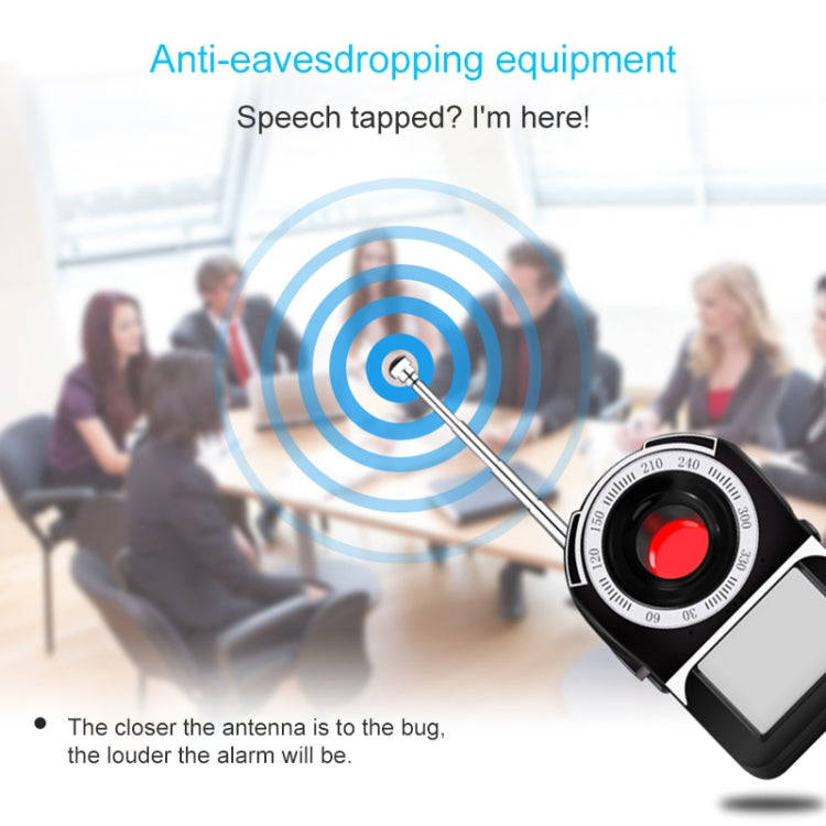 CC-309 Full Band Detector with LED Screen Display, Detection Frequency Range: 1MHz-6500MHz(Black)