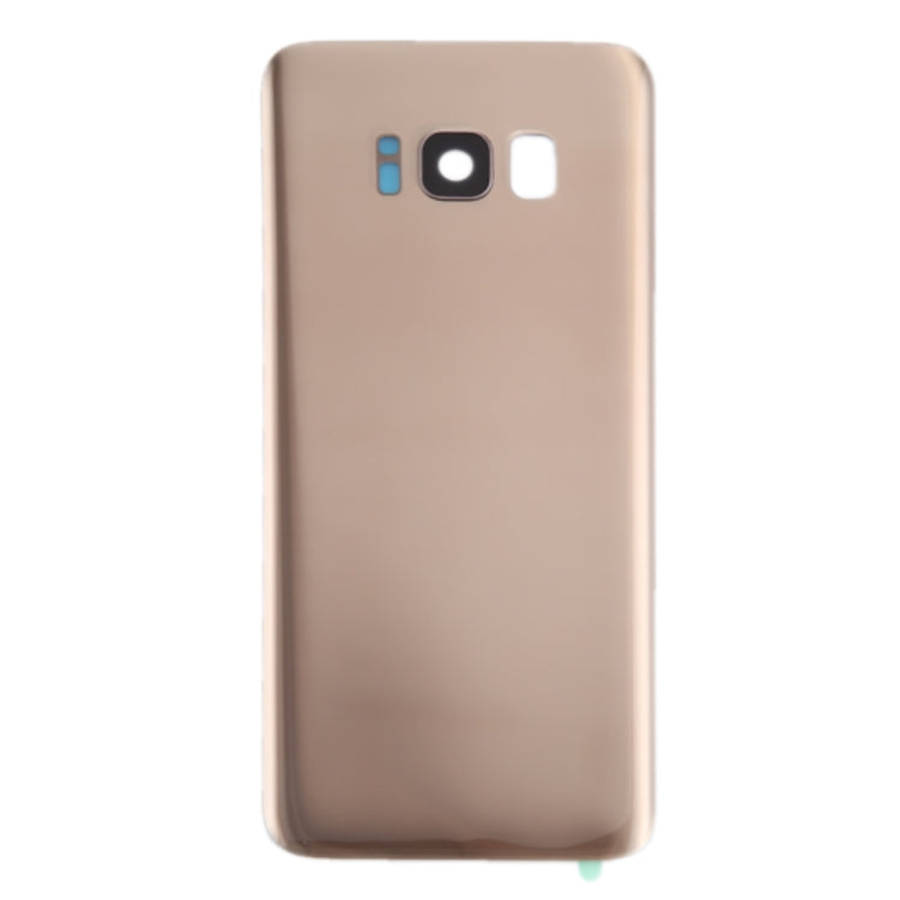 For Galaxy S8+ / G955 Battery Back Cover with Camera Lens Cover & Adhesive (Gold)