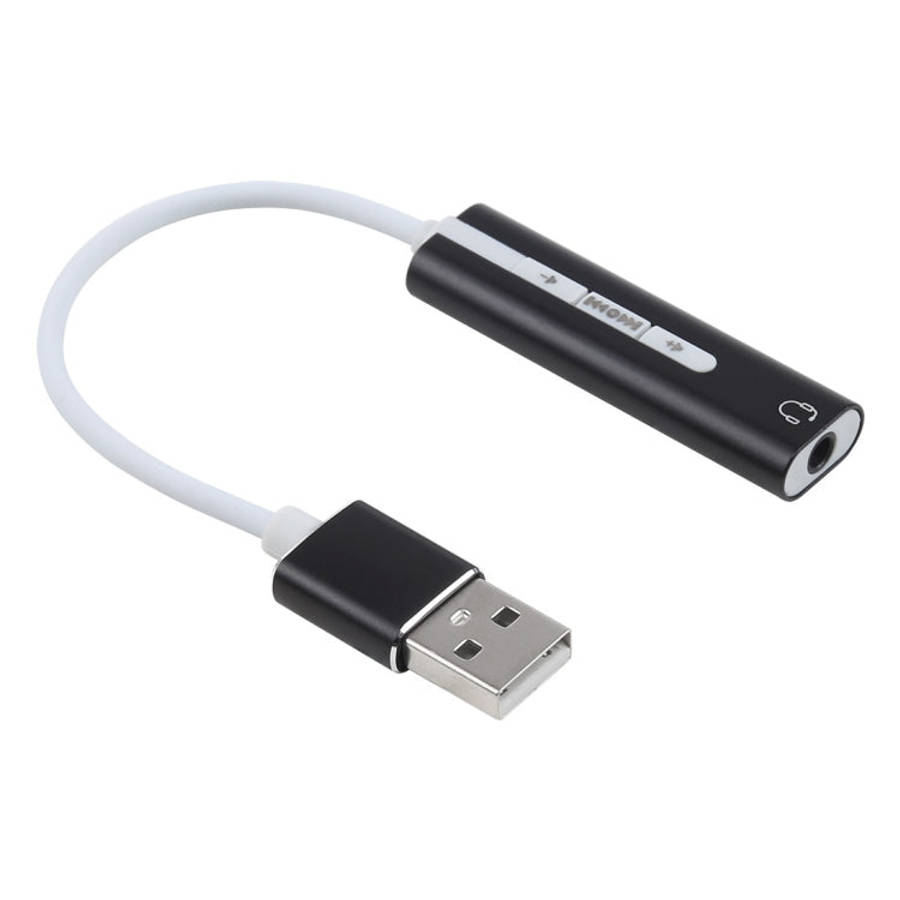Aluminum Shell 3.5mm Jack External USB Sound Card HIFI Magic Voice 7.1 Channel Adapter Free Drive...
