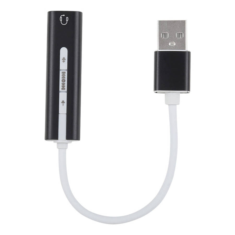 Aluminum Shell 3.5mm Jack External USB Sound Card HIFI Magic Voice 7.1 Channel Adapter Free Drive...