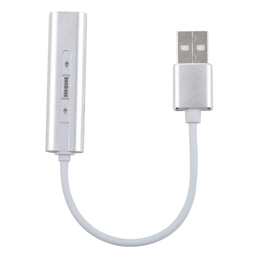 Aluminum Shell 3.5mm Jack External USB Sound Card HIFI Magic Voice 7.1 Channel Adapter Free Drive...