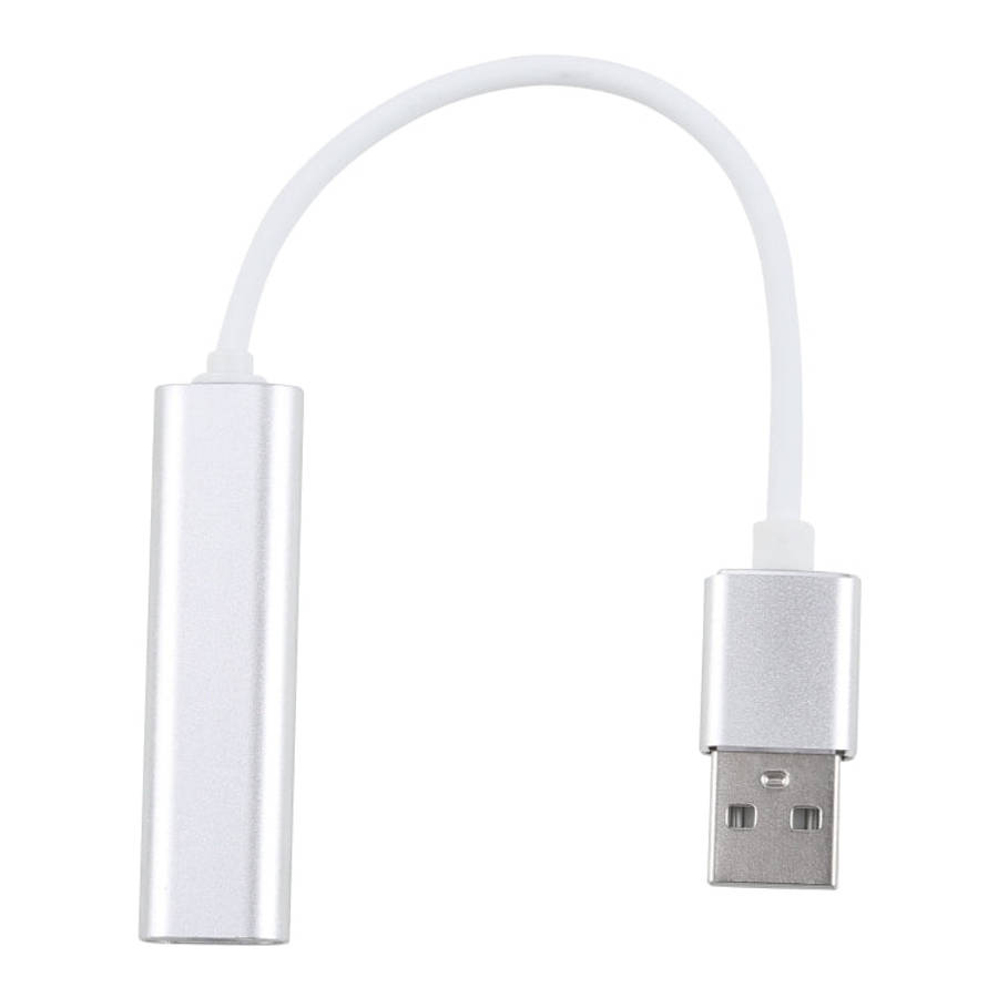 Aluminum Shell 3.5mm Jack External USB Sound Card HIFI Magic Voice 7.1 Channel Adapter Free Drive...