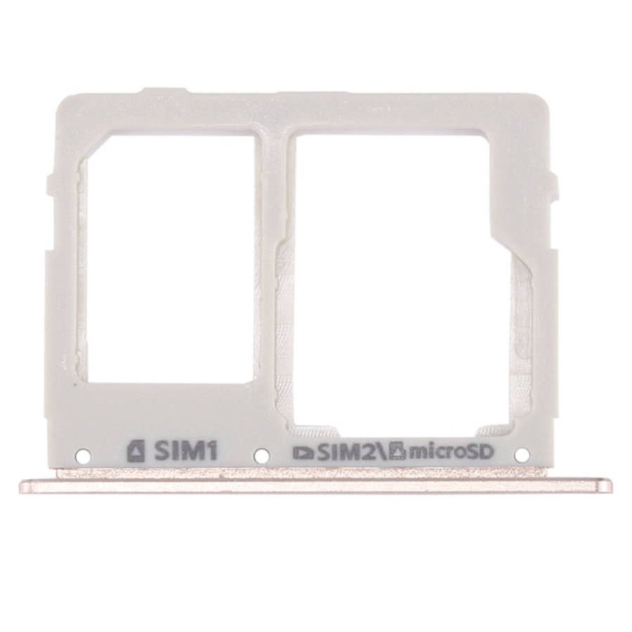For Galaxy C7 Pro / C7010 & C5 Pro / C5010 SIM Card Tray + SIM / Micro SD Card Tray (Gold)