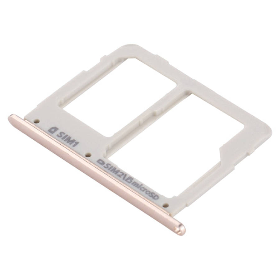For Galaxy C7 Pro / C7010 & C5 Pro / C5010 SIM Card Tray + SIM / Micro SD Card Tray (Gold)