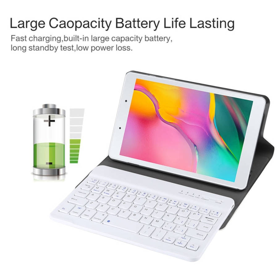 Ultra-thin Detachable Magnetic Bluetooth Keyboard Leather Tablet Case for Galaxy Tab A 8.0 2019 P...