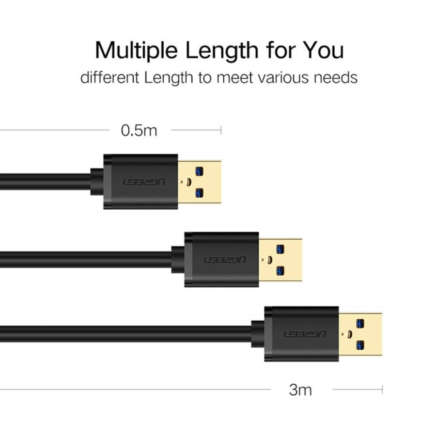 Ugreen 3m USB 3.0 Male to Female Data Sync Super Speed Transmission Extension Cord Cable