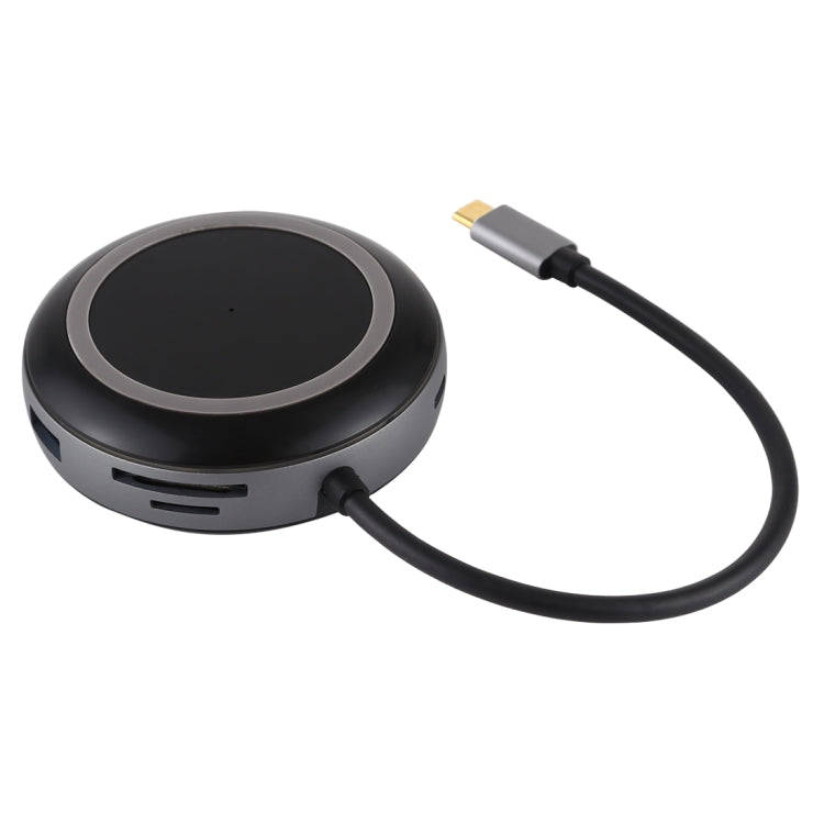 USB-C / Type-C to USB 3.0 x 3 + USB-C / Type-C + HDMI + RJ45 + SD / TF Card Reader Multi-function...