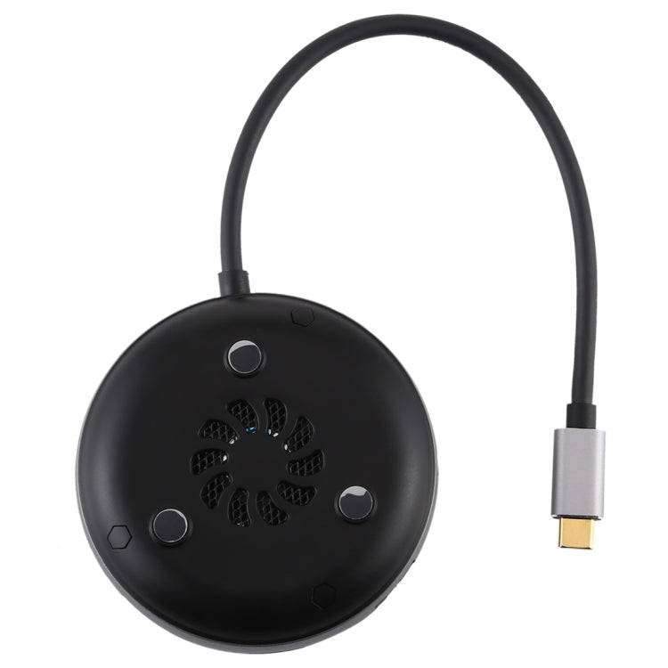 USB-C / Type-C to USB 3.0 x 3 + USB-C / Type-C + HDMI + RJ45 + SD / TF Card Reader Multi-function...