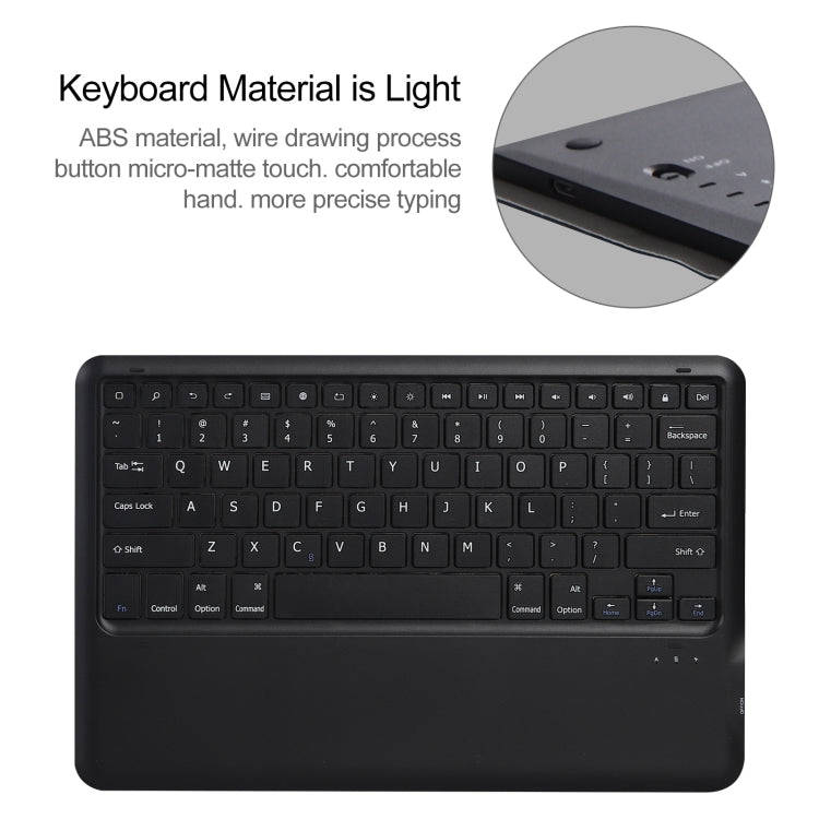 A970 Detachable Bluetooth Keyboard Ultrathin Horizontal Flip Leather Tablet Case for Samsung Gala...