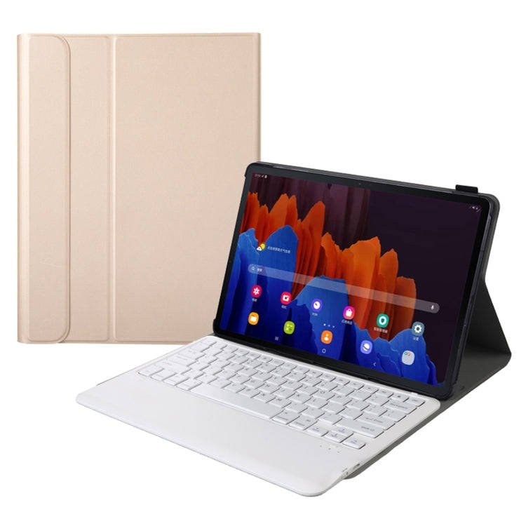A970 Detachable Bluetooth Keyboard Ultrathin Horizontal Flip Leather Tablet Case for Samsung Gala...
