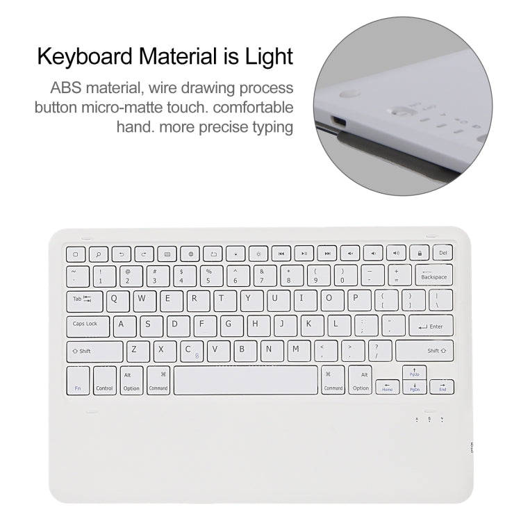 A970 Detachable Bluetooth Keyboard Ultrathin Horizontal Flip Leather Tablet Case for Samsung Gala...