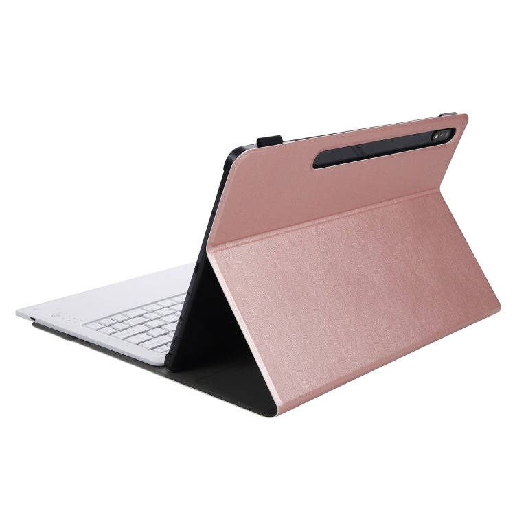 A970 Detachable Bluetooth Keyboard Ultrathin Horizontal Flip Leather Tablet Case for Samsung Gala...