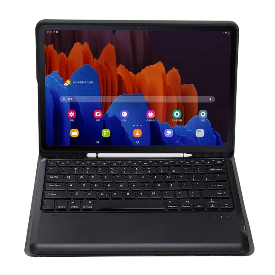 A970B Detachable Bluetooth Keyboard Ultrathin Horizontal Flip Leather Tablet Case with Pen Slot f...