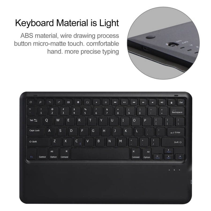 A970B Detachable Bluetooth Keyboard Ultrathin Horizontal Flip Leather Tablet Case with Pen Slot f...
