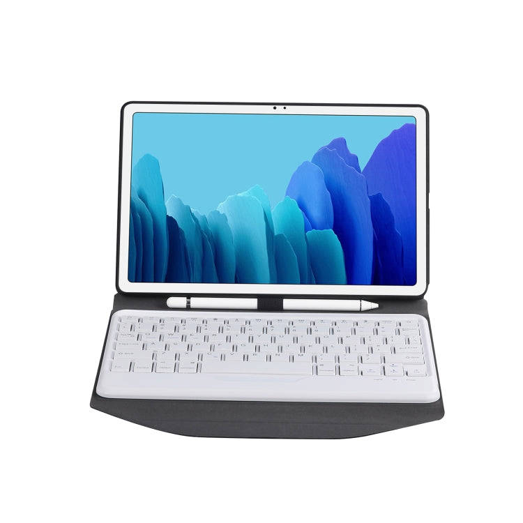 B500 Diamond Texture Triangle Back Holder Splittable Bluetooth Keyboard Leather Tablet Case for S...