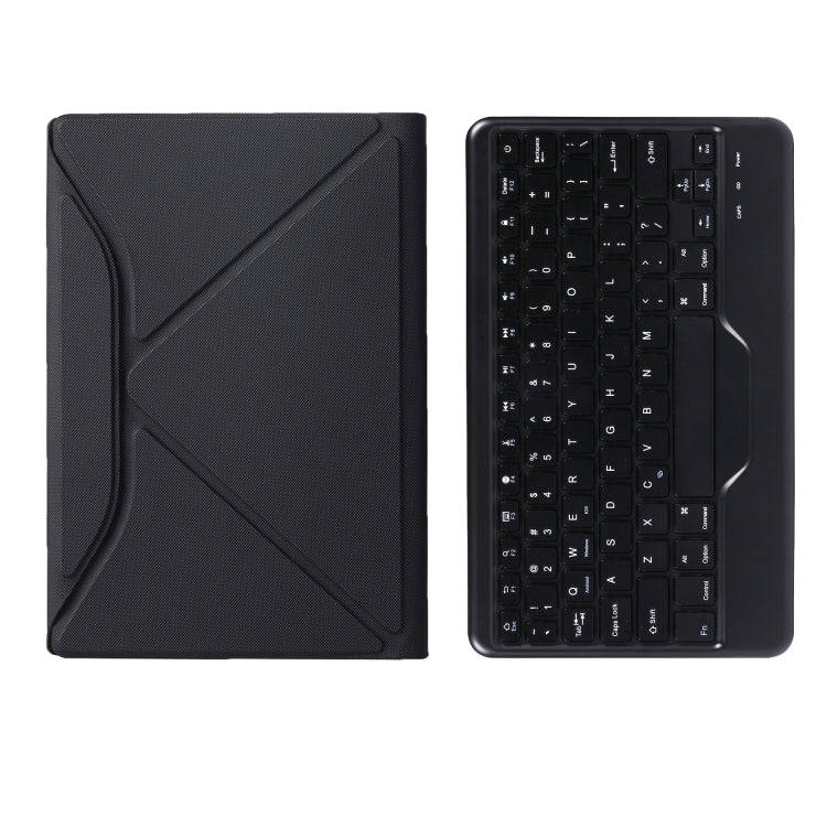 B610 Diamond Texture Triangle Back Holder Splittable Bluetooth Keyboard Leather Tablet Case for S...