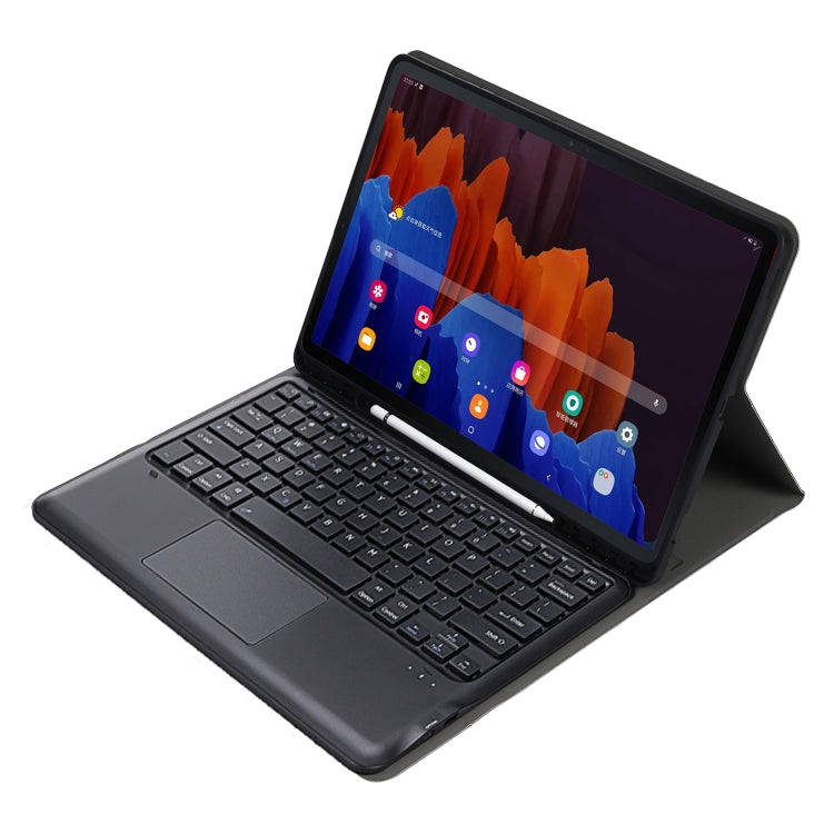 A970B-A Splittable Bluetooth Keyboard Leather Tablet Case for Samsung Galaxy Tab S7 FE T730 T736 ...