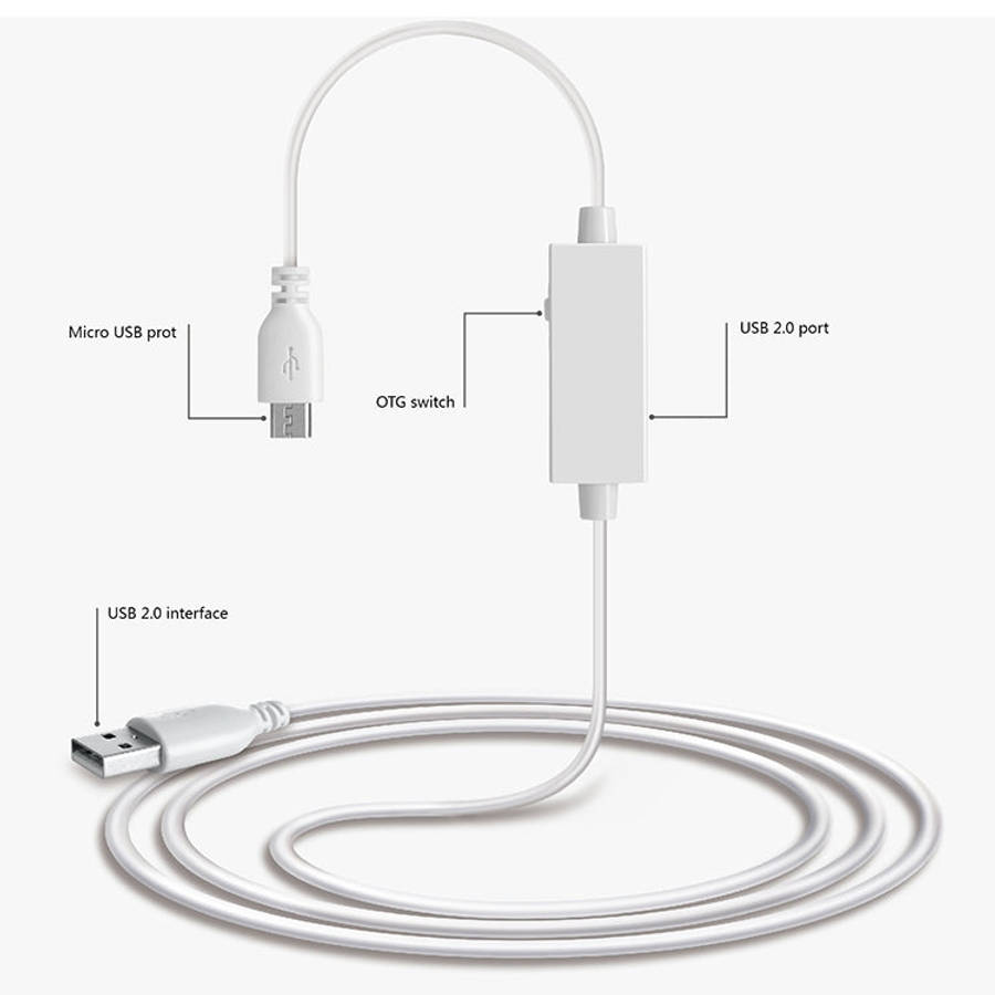 OTG-Y-03 USB 2.0 Male to Micro USB Male + USB Female OTG Charging Data Cable for Android Phones /...