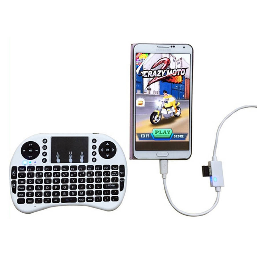 OTG-Y-02 USB 2.0 Male to Micro USB Male + USB Female OTG Charging Data Cable for Android Phones /...