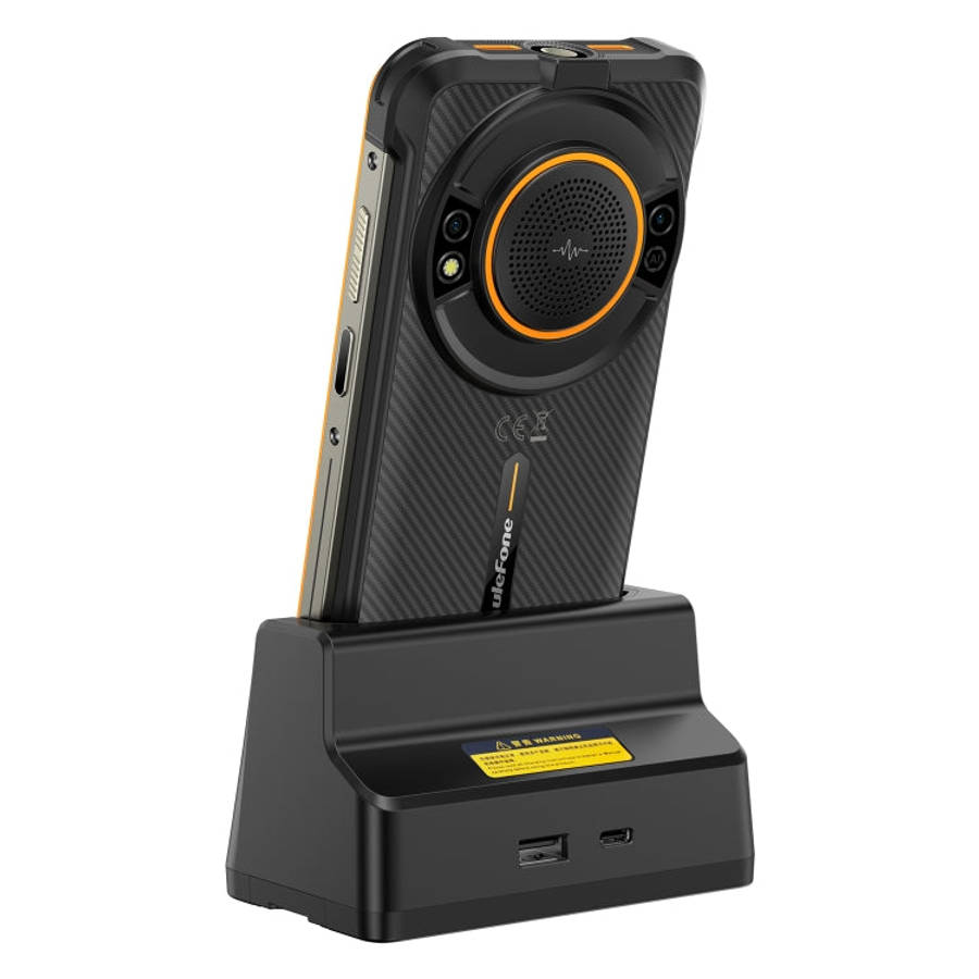 For Ulefone Power Armor 16 Pro / Armor 21 Ulefone USB-C / Type-C Desk Charging Dock(Black)
