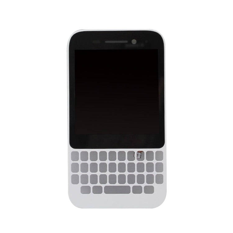Original LCD Screen for BlackBerry Q5 Digitizer Full Assembly with Frame(White)