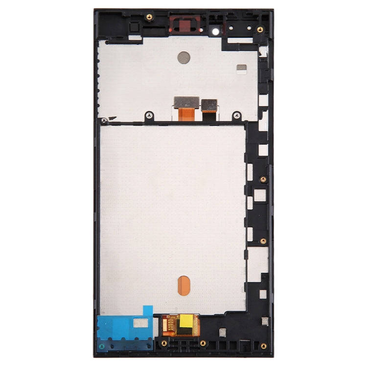 Original LCD Screen for BlackBerry Z3 Digitizer Full Assembly with Frame(Black)