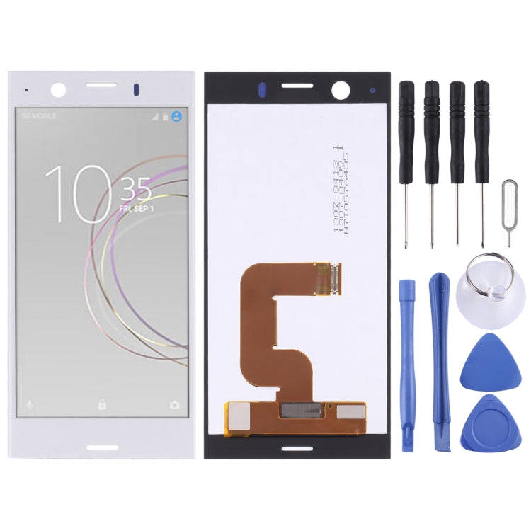 LCD Screen and Digitizer Full Assembly for Sony Xperia XZ1 Compact(Silver)