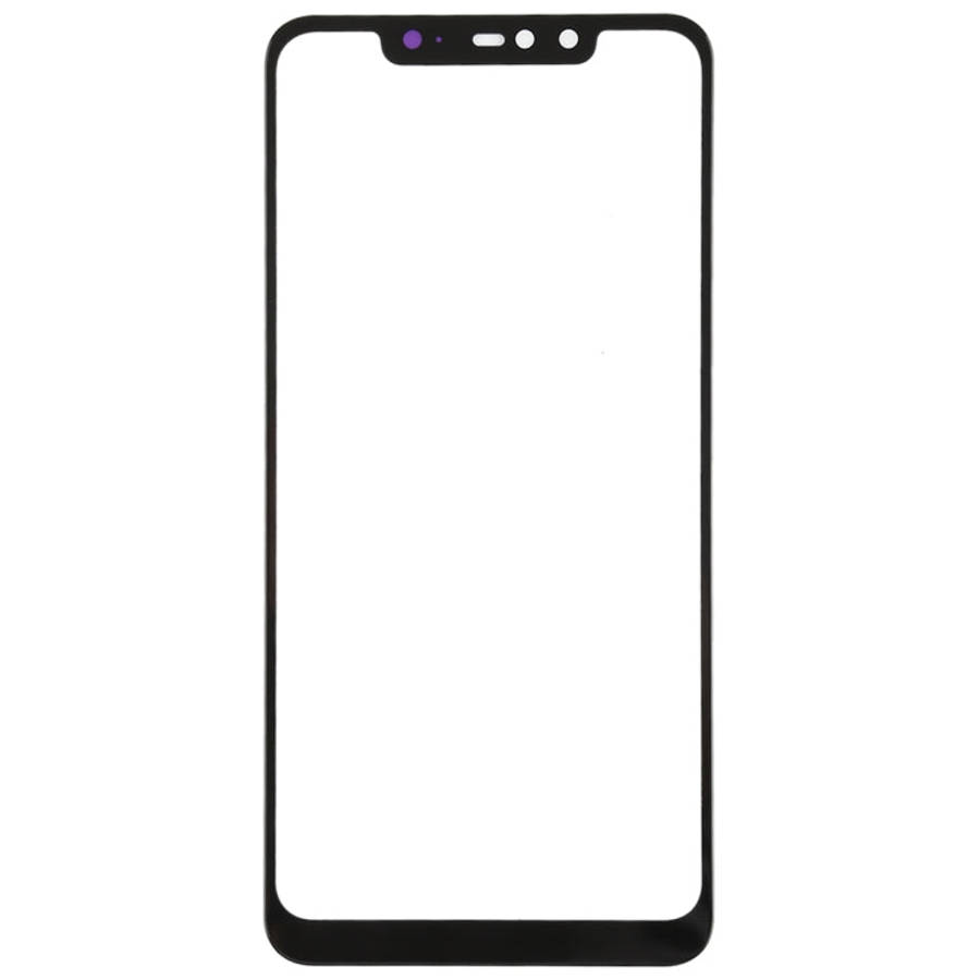 Front Screen Outer Glass Lens for Xiaomi Redmi Note 6 Pro(Black)