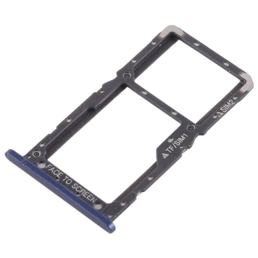 SIM Card Tray + SIM Card Tray / Micro SD Card Tray for Xiaomi Pocophone F1 (Blue)