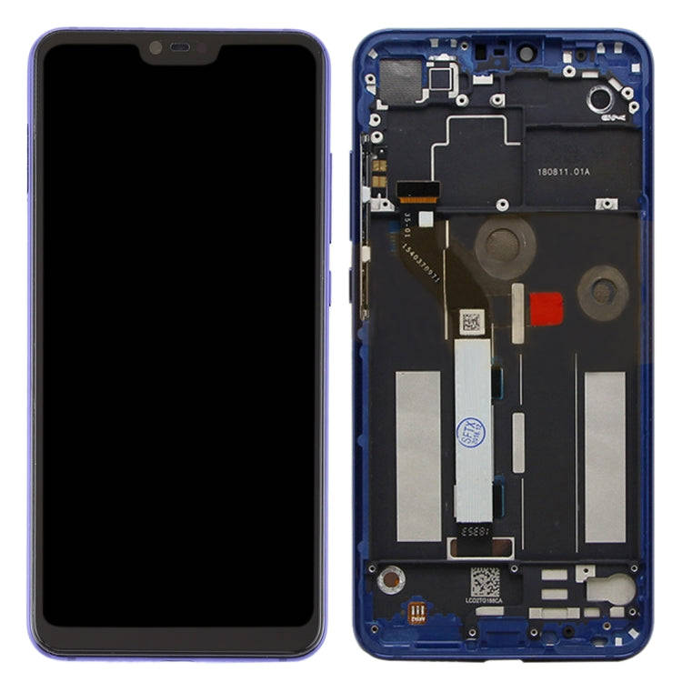 TFT LCD Screen for Xiaomi Mi 8 Lite Digitizer Full Assembly with Frame(Blue)