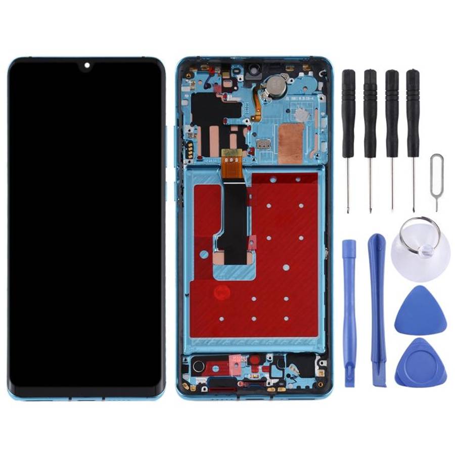 Original OLED LCD Screen for Huawei P30 Pro Digitizer Full Assembly with Frame(Twilight)