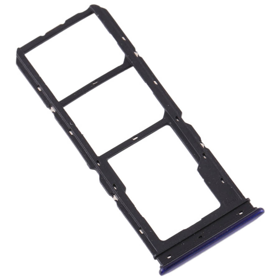 For Vivo  Y7s SIM Card Tray + SIM Card Tray + Micro SD Card Tray (Purple)