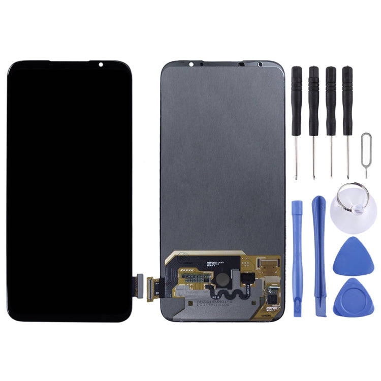 Original LCD Screen for Meizu 16S with Digitizer Full Assembly(Black)