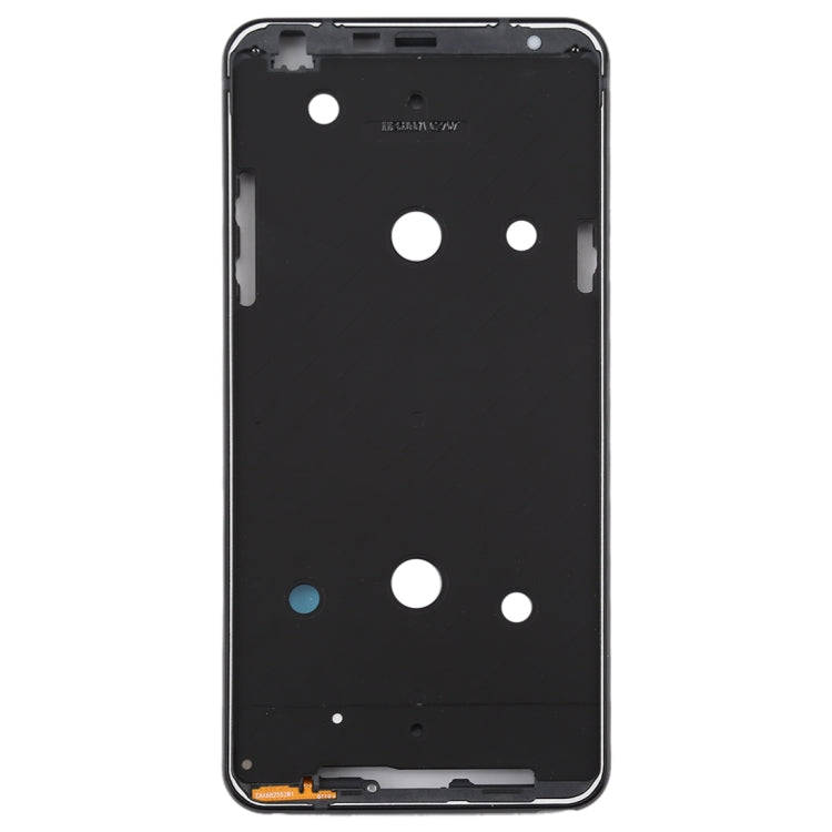 Front Housing LCD Frame Bezel Plate for LG Q Stylo 4 Q710 Q710MS Q710CS (Black)