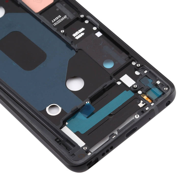 Front Housing LCD Frame Bezel Plate for LG Q Stylo 4 Q710 Q710MS Q710CS (Black)