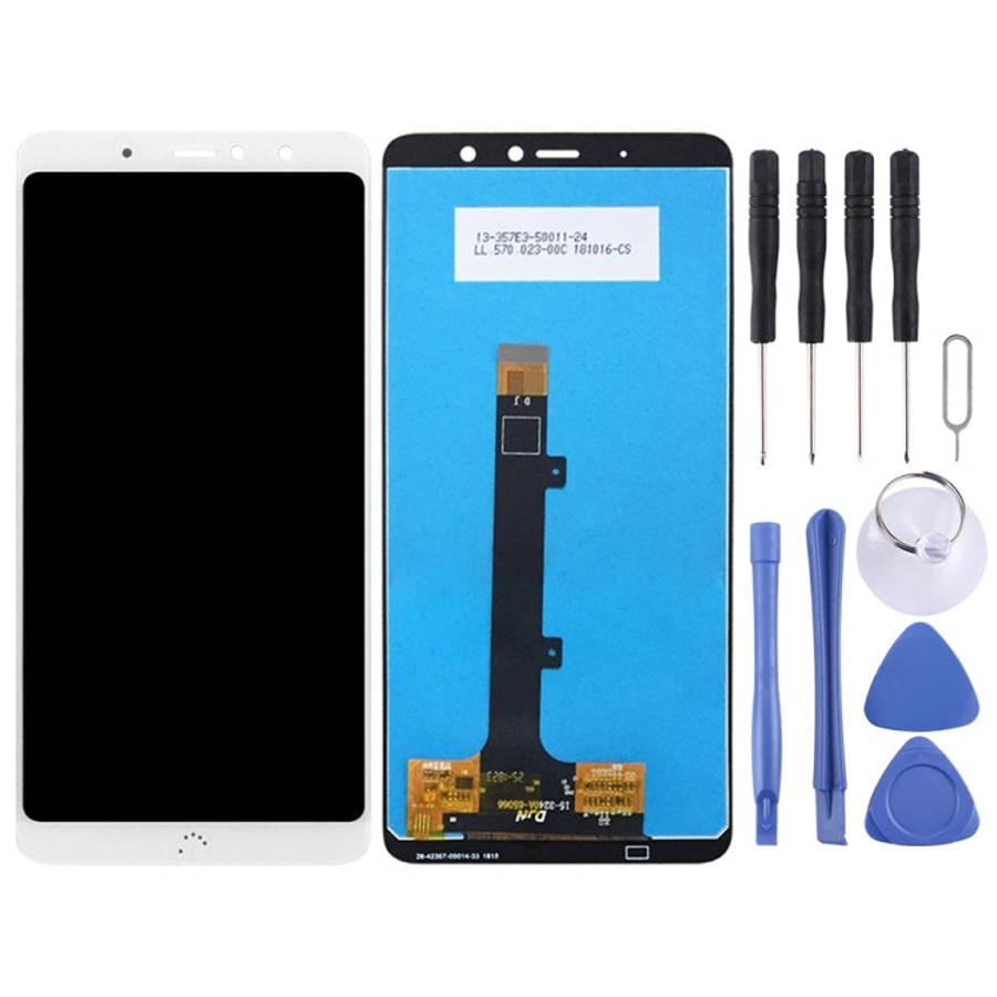 TFT LCD Screen for BQ Aquaris X2 / X2 Pro with Digitizer Full Assembly(White)