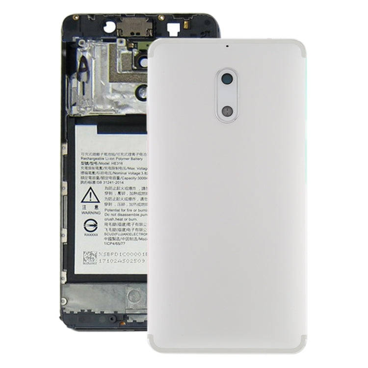 Battery Back Cover with Camera Lens & Side Keys for Nokia 6 TA-1000 TA-1003 TA-1021 TA-1025 TA-10...