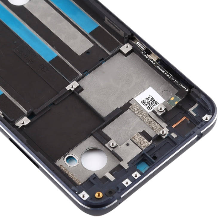 Front Housing LCD Frame Bezel Plate for Nokia 7.1 TA-1100 TA-1096 TA-1095 TA-1085 TA-1097(Black)