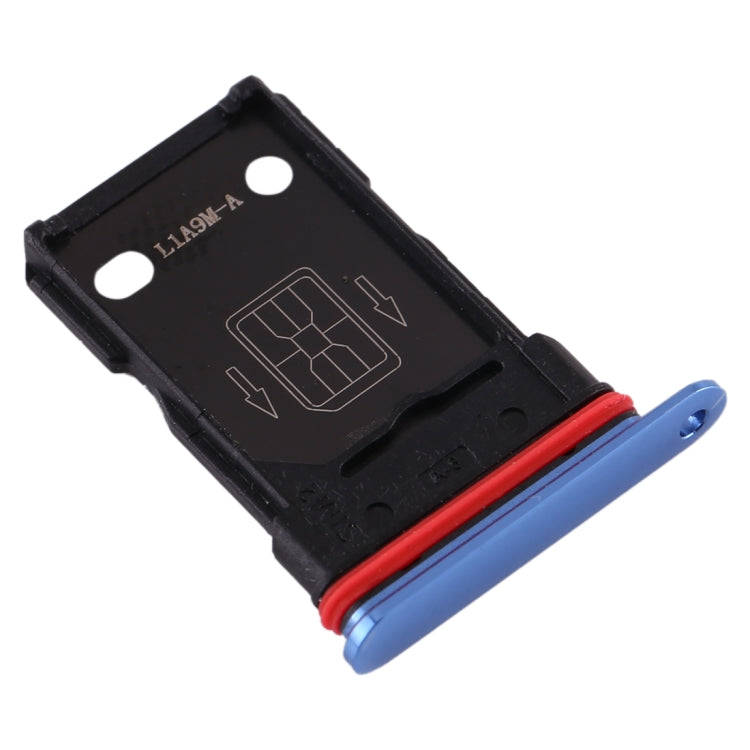 For OnePlus 7T SIM Card Tray + SIM Card Tray (Blue)