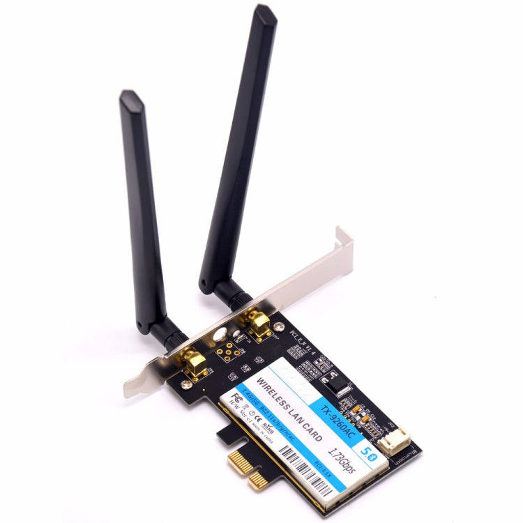 TX-9260AC Wireless-AC Dual Band 802.11ac 1730Mbps Desktop PCI-e WiFi Adapter + Bluetooth 5.0 WLAN...