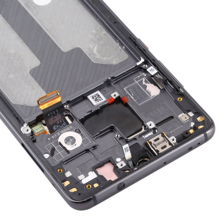 Original OLED LCD Screen for Huawei Mate 20 Digitizer Full Assembly with Frame(Black)
