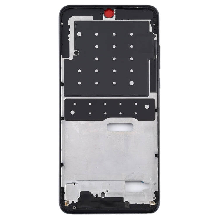 Middle Frame Bezel Plate with Side Keys for Huawei Nova 4e(Black)