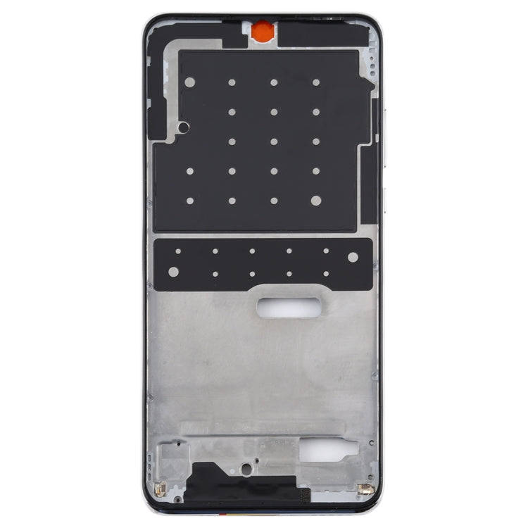 Middle Frame Bezel Plate with Side Keys for Huawei Nova 4e(White)