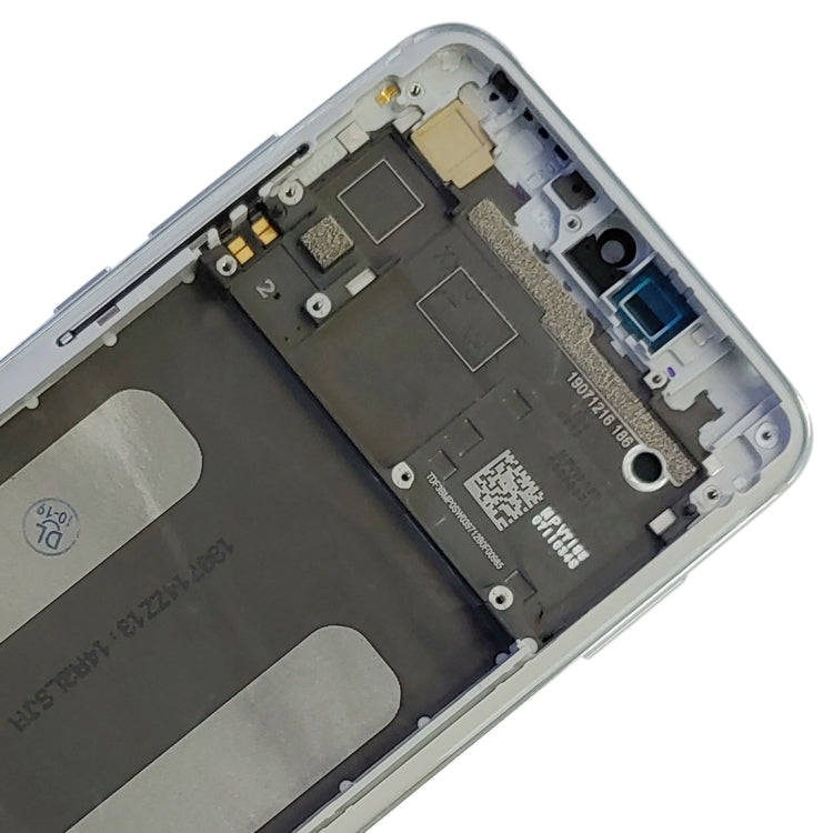 Original LCD Screen for Xiaomi Mi CC9 Digitizer Full Assembly with Frame(Silver)